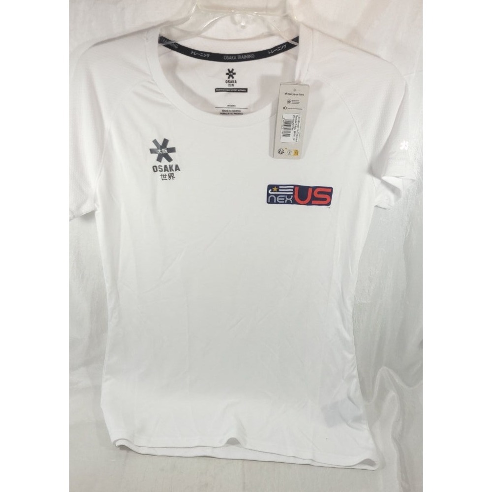 Osaka Women's Nexus Short Sleeve Training Performance Tee - White - Small